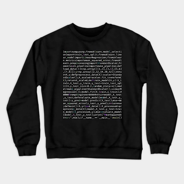 Prompt Engineer Crewneck Sweatshirt by wskyago